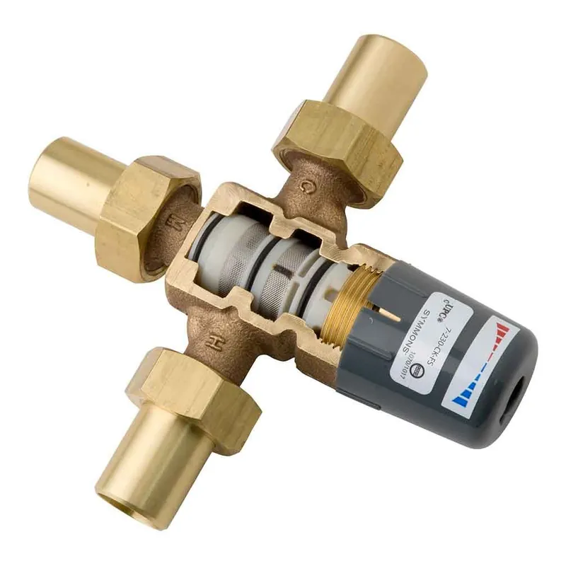 Symmons 7-230-CK-FS - 3/4 x 3/4 Sweat Thermostatic Mixing Valve