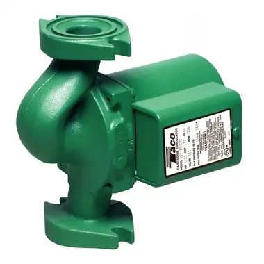 TACO 007-ZF5-IFC Circulator Pump 00 Inline Cartridge Cast Iron Flange Integral Flow Check 1 Stage 1/25 Horsepower Stainless Steel