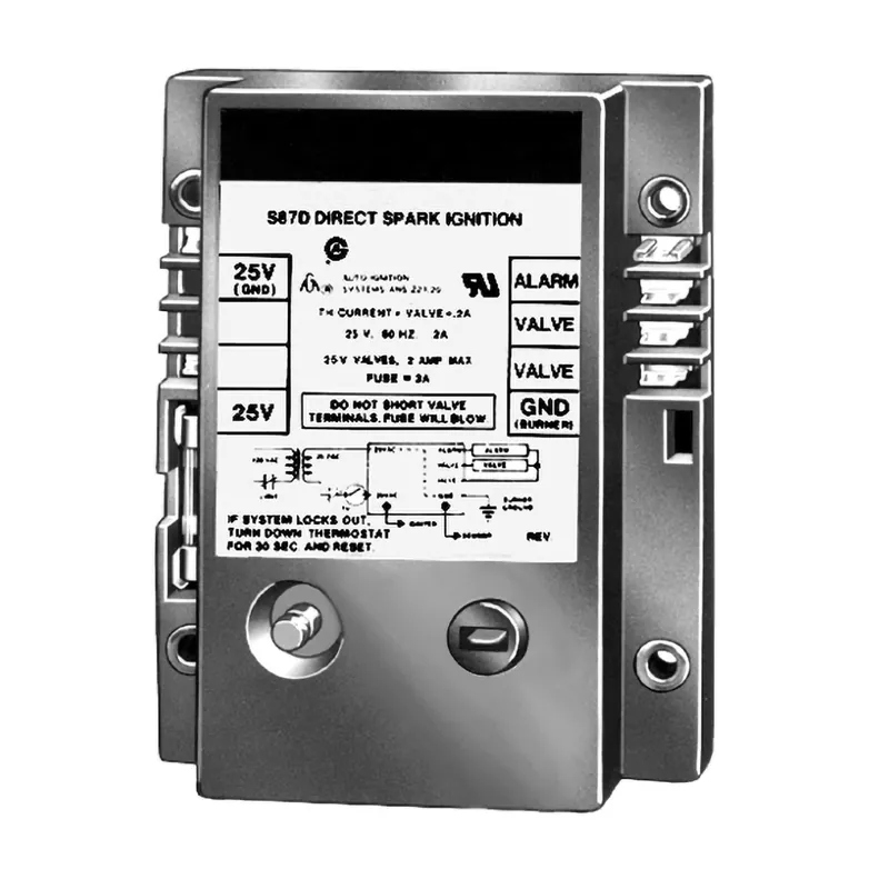 Resideo S87B1065/U Direct Spark Ignition Control One Rod with 4 sec trial and lockout timing