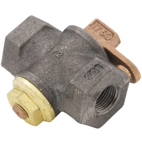 A.Y. McDonald 4810-132 Gas Plug Valve with Lockwing 1/2 in FNPT