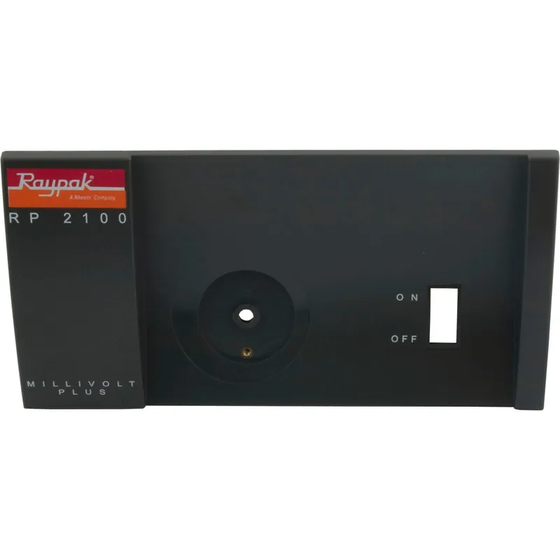 Raypak 005291F Control Panel Bezel Kit Millivolt Models R185-R405