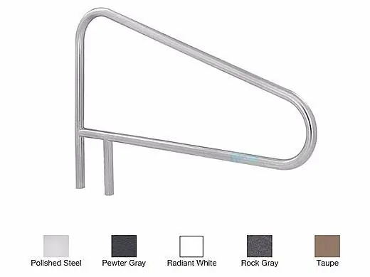 S.R.Smith DMS-103B Center Grab Stainless Steel Rail with Cross Brace