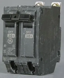 GE THQB2190 THQB Molded Case Miniature Supplementary Protector 120/240 VAC 90 Amp 10 kAIC 2 Poles