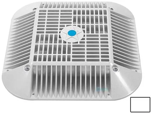 AquaStar 914101 Main Drain Grate 14 x 14 Square Anti-Entrapment Suction Outlet Cover Mud Frame and Retro-Adapter Sub-Frame for 9 Square 3/4 Deep Retrofits