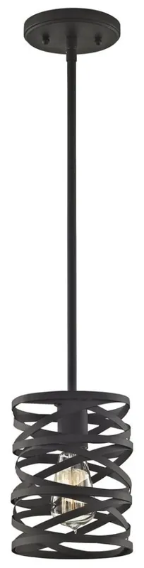 ELK Group International 81184/1 Vorticy 1-light Mini Pendant Light Fixture Oil Rubbed Bronze