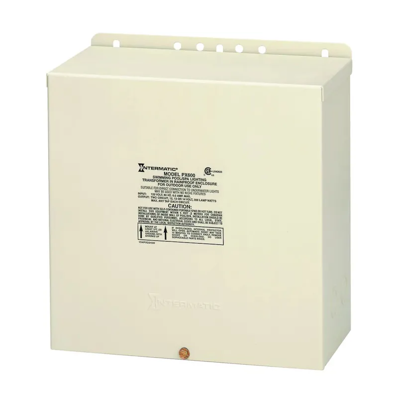 Intermatic PX600 120 VAC 6 Amp Primary 14 VAC Secondary 600 W Safety Transformer