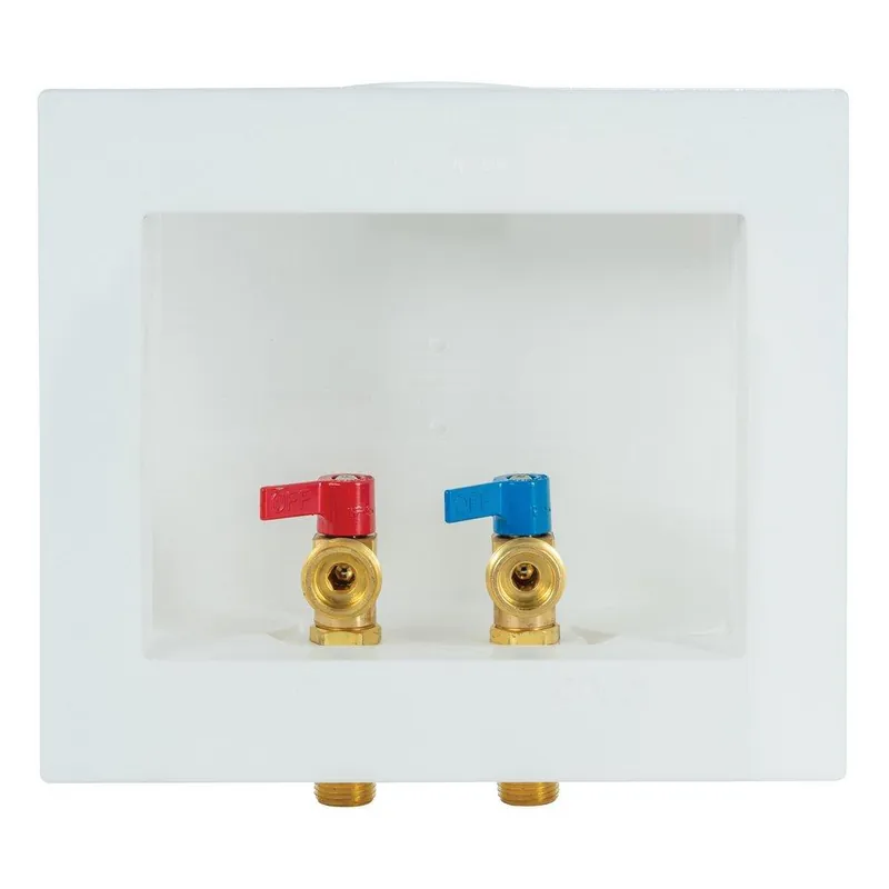 IPS Corporation 82053 Du-All 10-3/16 in x 8-13/16 in x 3-3/8 in Washing Machine Sweat Supply Box