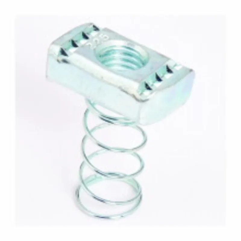 B-LINE 78101140363 Spring Nut 3/8-16 800-1100 lb Load Steel N228ZN