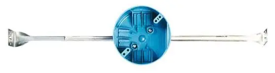 CARLON B620K Round Ceiling Box Volume 20 Cubic Inches Diameter 4 Inches Depth 2-1/4 Inches