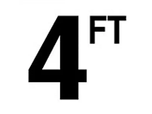Inlays C620040 Depth Marker 4 Frost Proof Tile