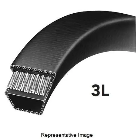 Bando 3L340 Duraflex GL 3L340 Type FHP V-Belt 34 in 0.22 in THK 3/8 in Width