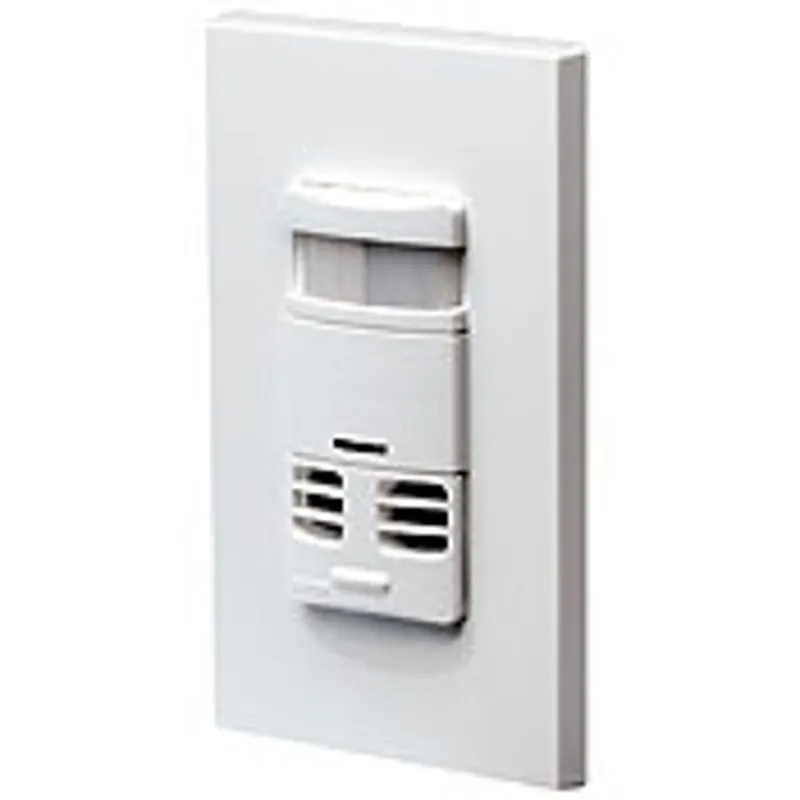Leviton OSSMT-MDW Wall Mount Configurable Occupancy Sensor With Neutral Wire 120/230/277/347 VAC