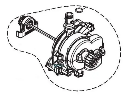 Zodiac Pool Systems R0837200 Polaris Quattro Sport Engine Assembly with O-Ring