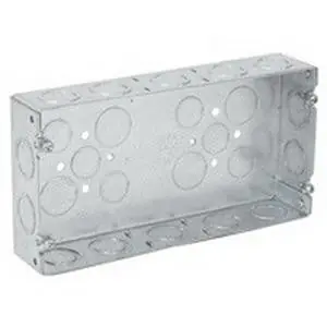 RACO 952 BOX GANG STL 60CU-IN 3 24 1/2IN 3/4IN