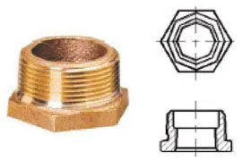 Matco-Norca B-BU0603LF Fitting 1-1/4 X 1/2 Bushing Replacement MPN