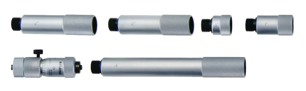 Mitutoyo 137-212 MTI 2-12 ID MIC TUBULAR .001 1/2TRAV W/5 RODS