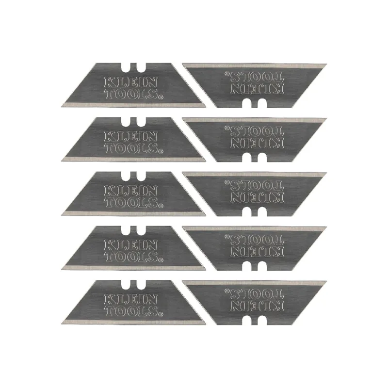 Klein Tools 44124 Utility Knife Blades Heavy Duty Steel 10/Pack