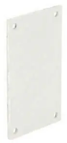 Wiegmann P1614 Panel Back 12.88 In 14.88 In Carbon Steel White JIC B