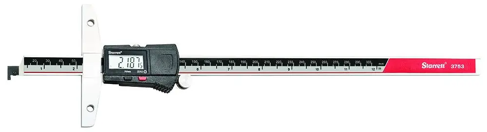 Starrett 12260 STR 12 ELECT DEPTH GAGE .0005 2.3/4 BASE 3753A-12/30