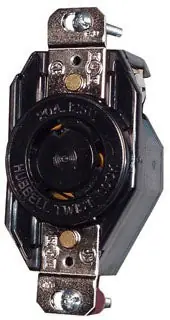 Hubbell L630R HUBW LKG RECP, 30A 250V