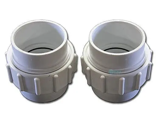 Raypak H000317 Union 2 PVC Union Kit w/ Drain Plug
