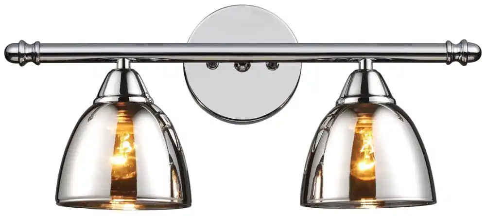 Elk Group International 10071/2 Reflections 2-Light Vanity Lamp Polished Chrome