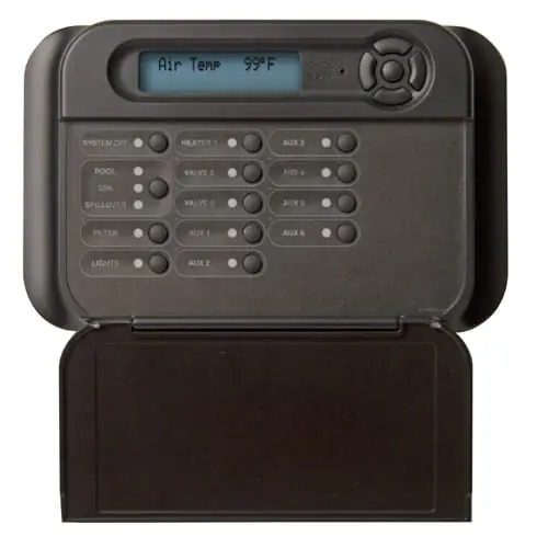 Hayward AQL2-WW-PS-4 Wired Wall Mount Display Controller, White
