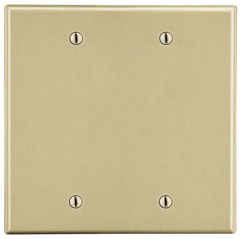 Hubbell P23I WALLPLATE, 2-G, 2) BOX MT