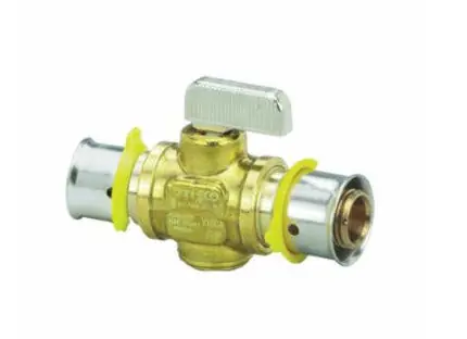 Viega 94541 Valve Ball 3/4in Prs Brs Full EPDM/FKM