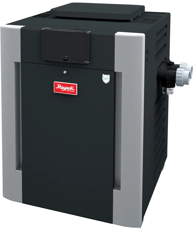 Raypak 009227 Raypak P-R406A-EP-C Digital Electronic Ignition Propane Gas Heater 406,000 BTU