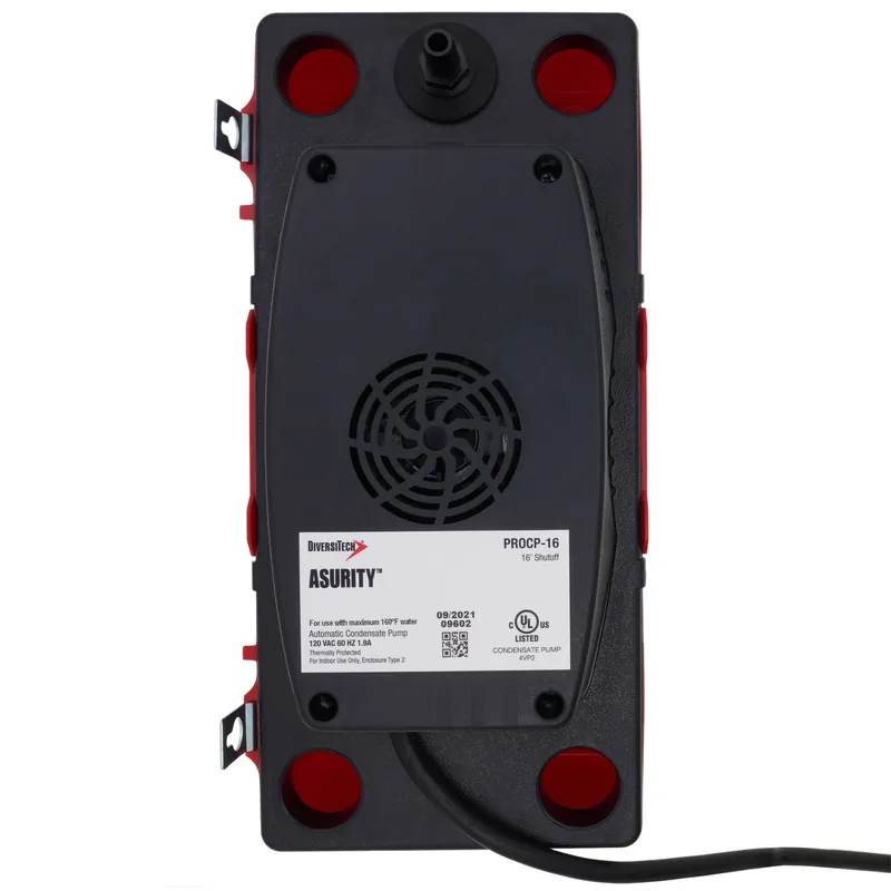 DiversiTech Asurity Pro Condensate Pump PROCP-16, 120V, 16' Lift, Replacement MPN CP-16