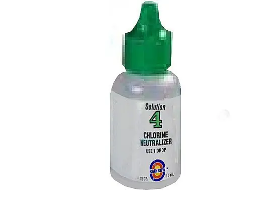 Pentair R161204 Chlorine Neutralizer Solution #4 - 1/2 oz