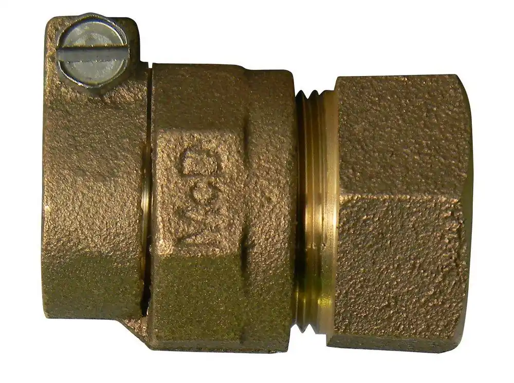 A.Y. McDonald 5140-112 Adapter 3/4In BRS DOM 1.31In HEX STR
