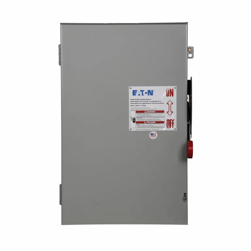 EATON DG224NRK DG Series Cartridge Fusible General Duty Safety Switch 240 VAC 200 A