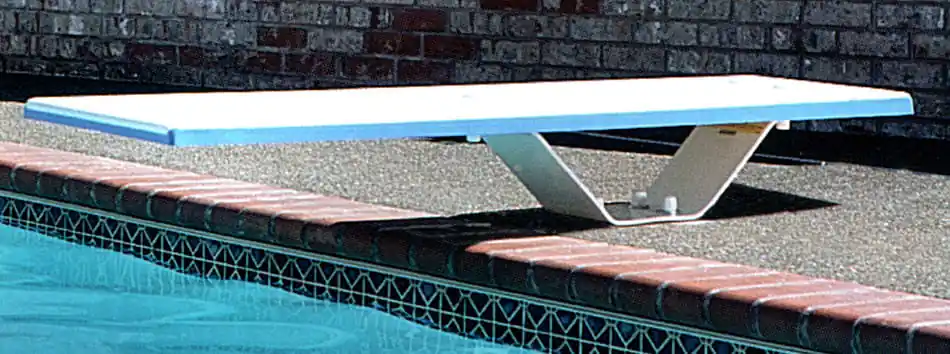S.R. Smith 68-209-58662 S.R. Smith 6' Frontier II Diving Board w/ Jump Stand, Radiant White