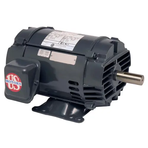 U.S. Motors D2P1AH General Purpose Three Phase ODP Rigid Motor