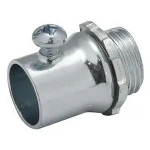 RACO 2142 Connector Conduit 3In STL THD SIL