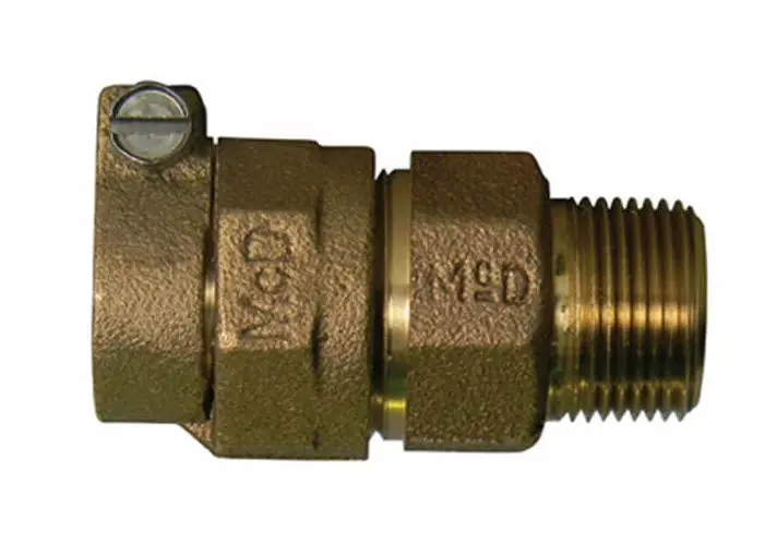 A.Y. McDonald 5141-129 Coupling 1In BRS DOM Octagonal Str
