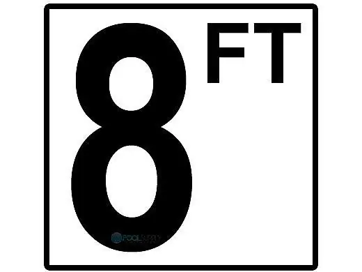 Inlays C620080 Depth Marker 4 Frost Proof Tile