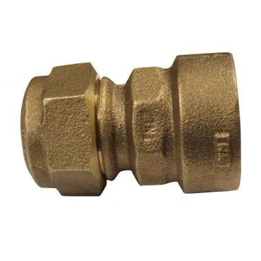 AY McDonald 74754Q-1141 Adapter Lead Free Brass 1-1/4 x 1 Inch Q CTS x FPT 5182-294