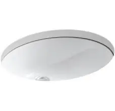 Kohler 040688056111 K-2210-0 Caxton 17 x 14 Undermount Bathroom Sink wi