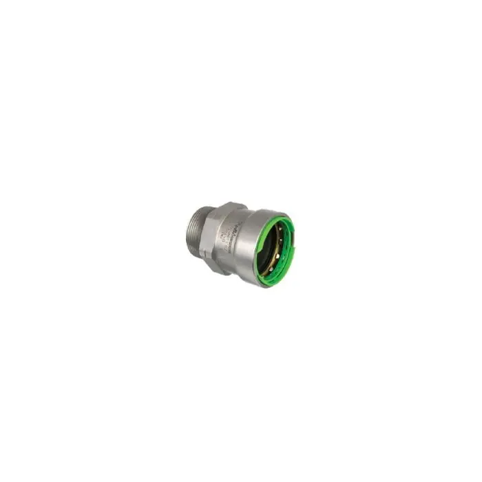 Apollo PWR7480891 Powerpress, Press Male Adapter, Non-Gas, 2 inch x 2 inch, Press x MPT, Model 404