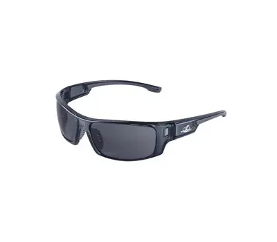 BULLHEAD SAFETY EYEWEAR BH943AF Dorado Crystal Black Plastic Anti-Fog Safety Glasses Dark Smoke One Size