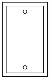 Eaton 93151-BOX CWD 93151-BOX 1G SS BLANK PLT