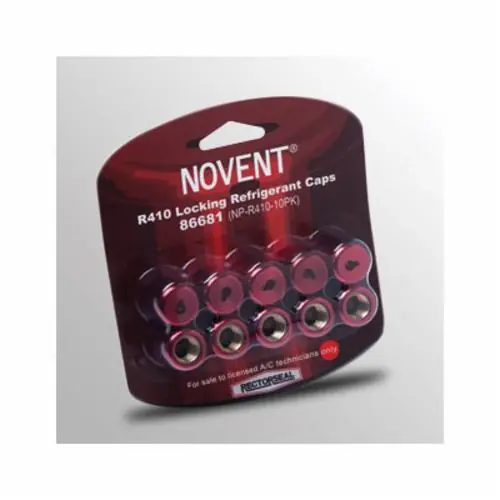 RectorSeal 86681 Novent Pink R-410A Cap 1/4 Thread (10 Pack) Replacement MPN