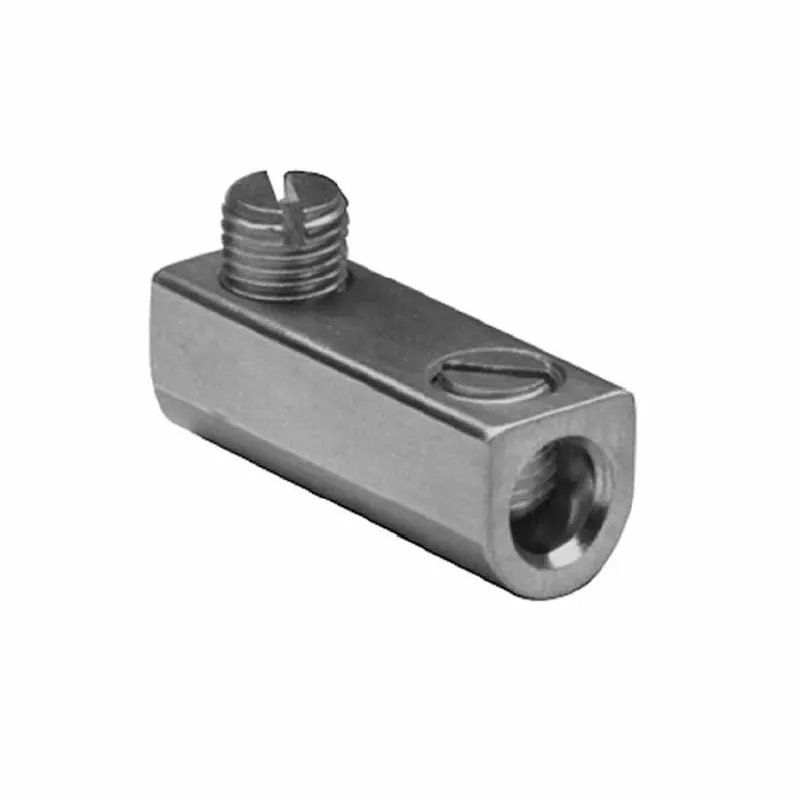 BURNDY AMS-0 Aluminum Mechanical Splice, 1/0-14 AWG, 7/16 Screw Dia, 2 Screws, Al/Cu Rated