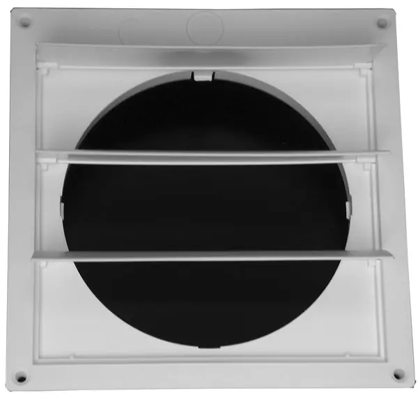 Builder's Best 110838 Vent Hood, Polypropylene Molded Plastic, 0.65 in L x 8.2 in W x 8.2 in H