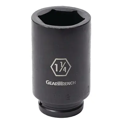 Gearwrench 84882 3/4 Drive 1-15/16 Deep Impact Socket 6 Points