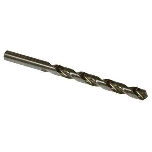 Metallics HSD9 Bright Coated High Speed Steel Fractional Size Jobber Length Twist Drill Bit 3/16 Inch x 3-1/2 Inch