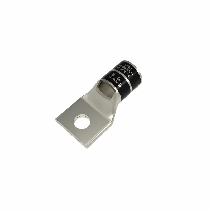 Burndy YA39L6 750 kcmil CU One Hole 1/2 Stud Size Standard Barrel Inspection Window Internal Chamfer Tin Plated UL/CSA 90 Up to 35kV